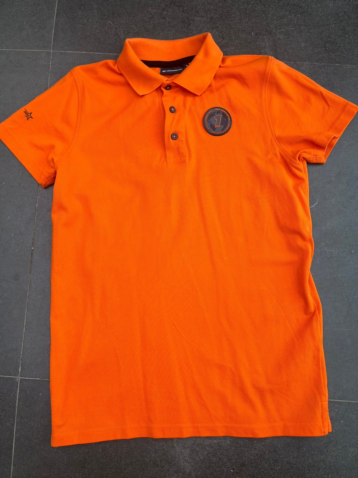 Max Verstappen poloshirt maat S, Ophalen of Verzenden, Zo goed als nieuw, Oranje