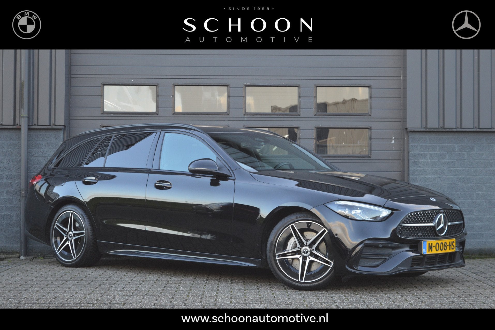 Mercedes-Benz C-Klasse Estate 200 Launch Edition AMG Line |, Auto's, Mercedes-Benz, Automaat, Achterwielaandrijving, 4 cilinders
