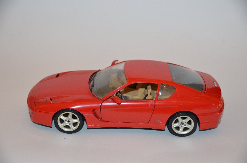 Ferrari 456 GT Burago 1/18, Ophalen of Verzenden, Zo goed als nieuw, Auto, Bburago