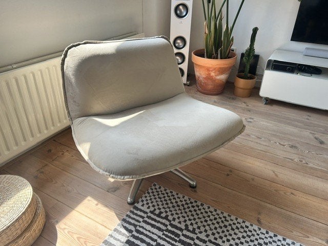 fauteuil, Ophalen, 75 tot 100 cm, Zo goed als nieuw, Stof