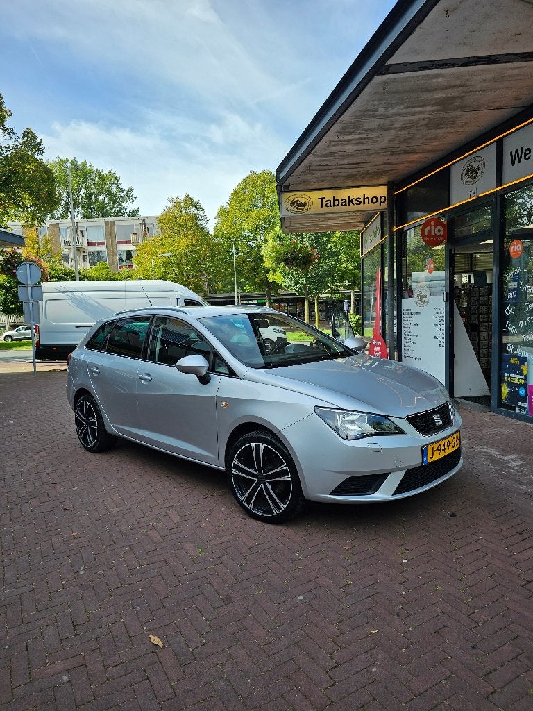 Seat Ibiza 1.2 TSI 77KW ST 2015 Grijs, Auto's, Voorwielaandrijving, Stof, 40 €/maand, Ibiza