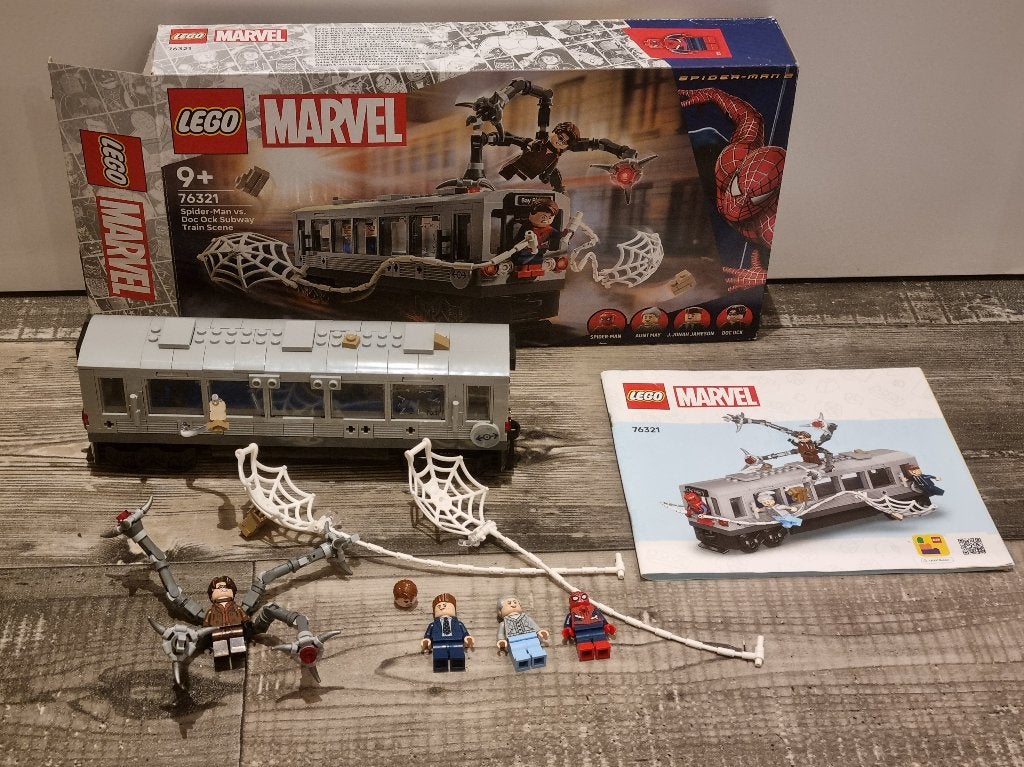 LEGO 76321 - Marvel Spider-Man vs. Doc Ock metroscène, Gebruikt, Marvel, Lego, Ophalen of Verzenden