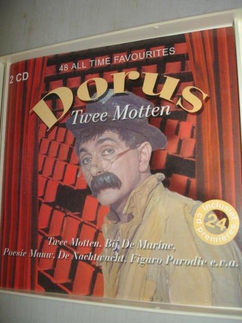 Dorus- Tom Manders- Twee motten- 48 Tracks- 2-CD- (NIEUW), Verzenden, Nieuw in verpakking, Levenslied of Smartlap