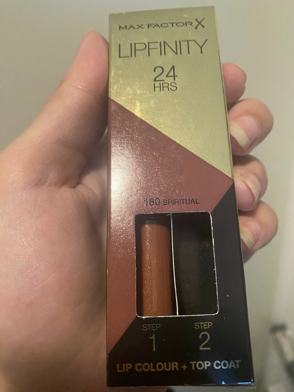 Max Factor Lipfinity 24 HRS - 180 Spiritual (zonder topcoat), Lippen, Bruin, Nieuw, Ophalen of Verzenden