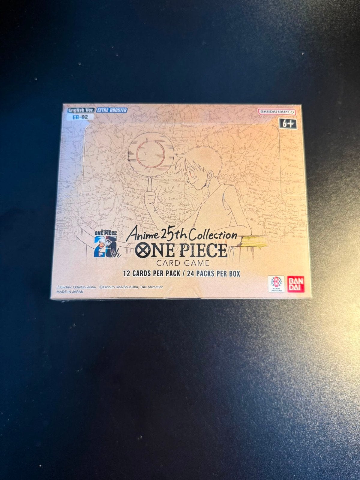 One Piece EB02 Anime 25th Collection booster box sealed, Ophalen of Verzenden, Nieuw, Boosterbox, Foil