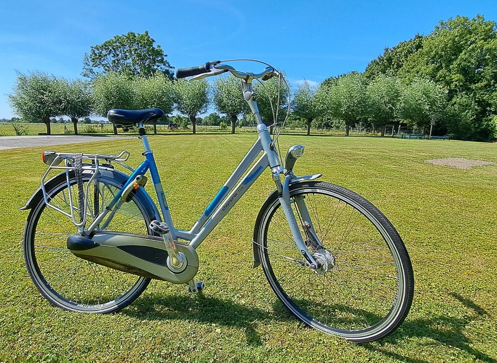 Blauwe Gazelle fiets, Ophalen, Versnellingen, Gazelle, 53 tot 56 cm