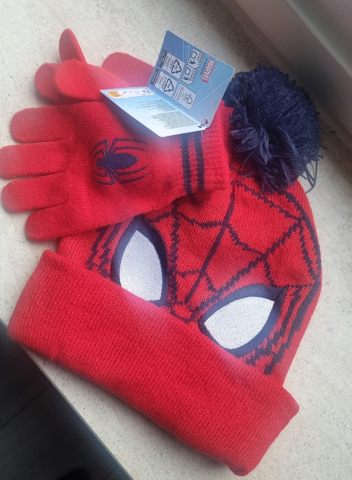 Spiderman muts + handschoenen, Kinderen en Baby's, Ophalen, Nieuw, Jongen