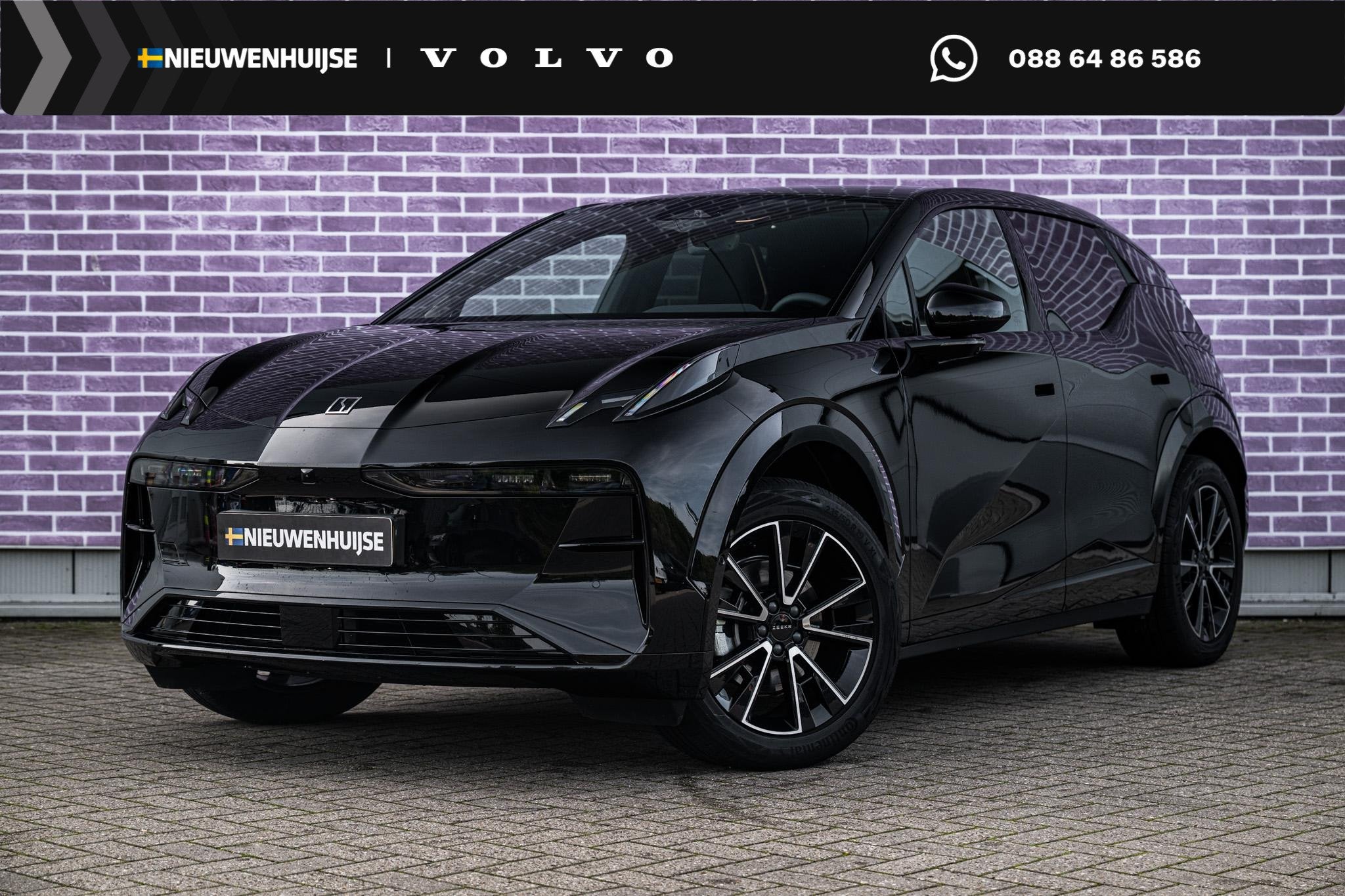 ZEEKR X RWD Long Range 69 kWh | Trekhaak | Warmtepomp | Pano, Gebruikt, Zwart, Zwart, Origineel Nederlands