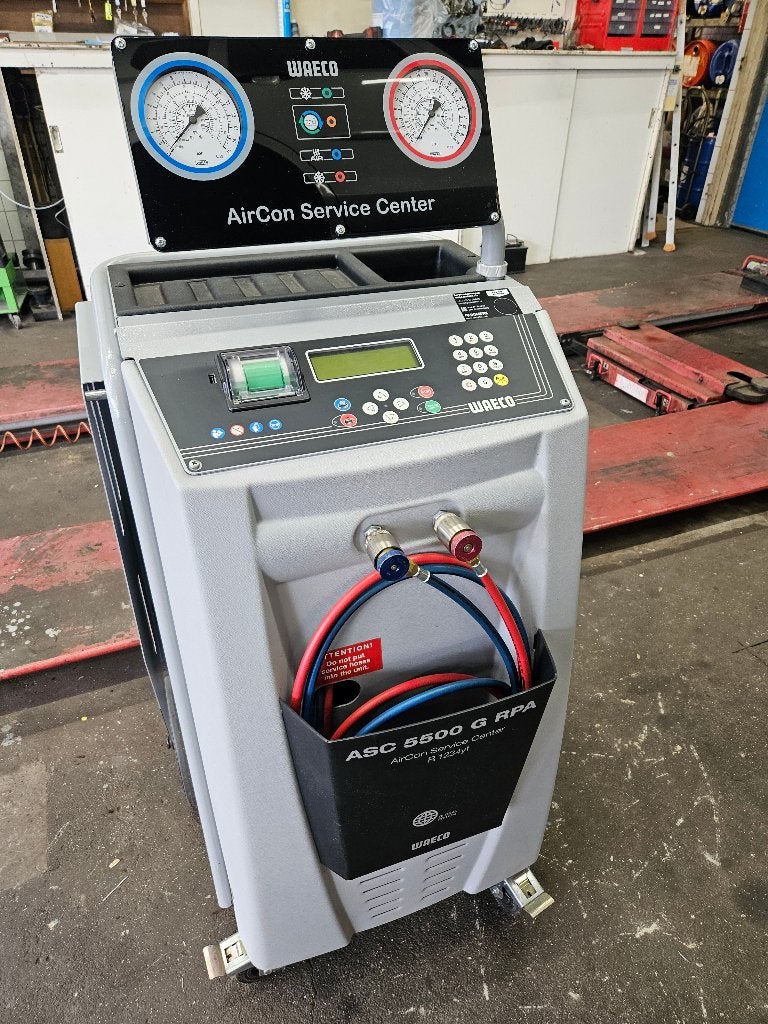 Waeco ASC 5500 G RPA airco service station R1234yf, Auto diversen, Autogereedschap, Ophalen of Verzenden, Zo goed als nieuw