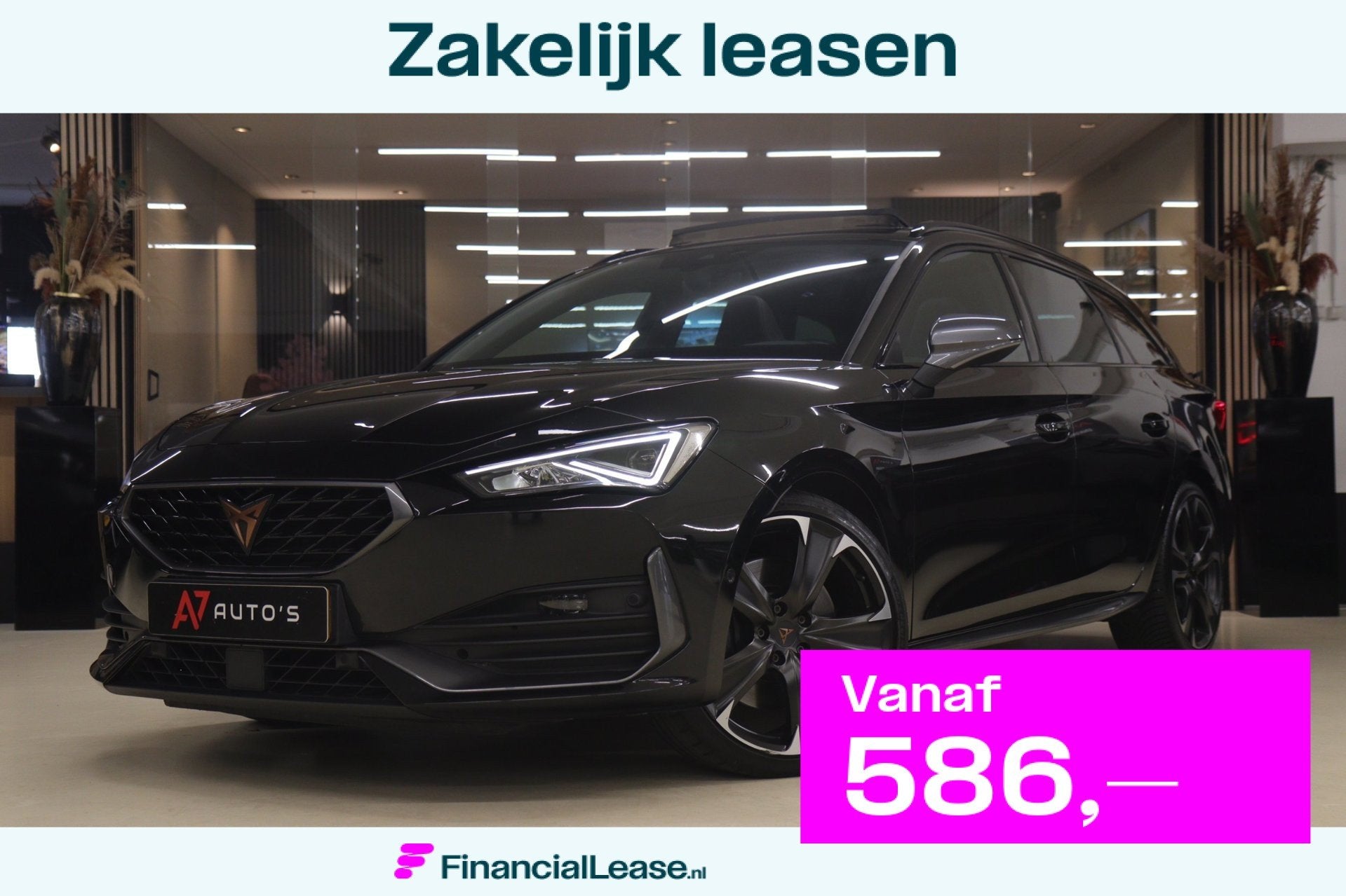 Cupra CUPRA LEON SP 2.0 TSI 311 pk PANO/CARPLAY/MEM/KEYLESS/, Stof, Gebruikt, Euro 6, 4 cilinders