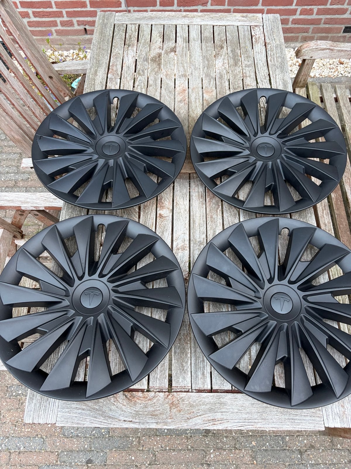 Tesla Model 3 Aero Wheel Covers - Zo goed als nieuw, Auto diversen, Wieldoppen, Ophalen, Zo goed als nieuw