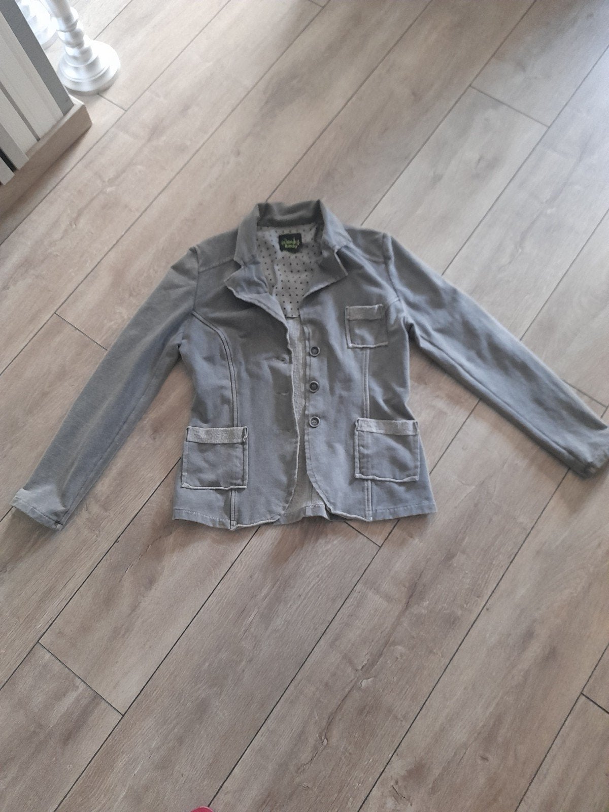 Grijs colbertje van Wendy Trendy maat S/M, Wendy Trendy, Ophalen of Verzenden, Zo goed als nieuw, Jasje