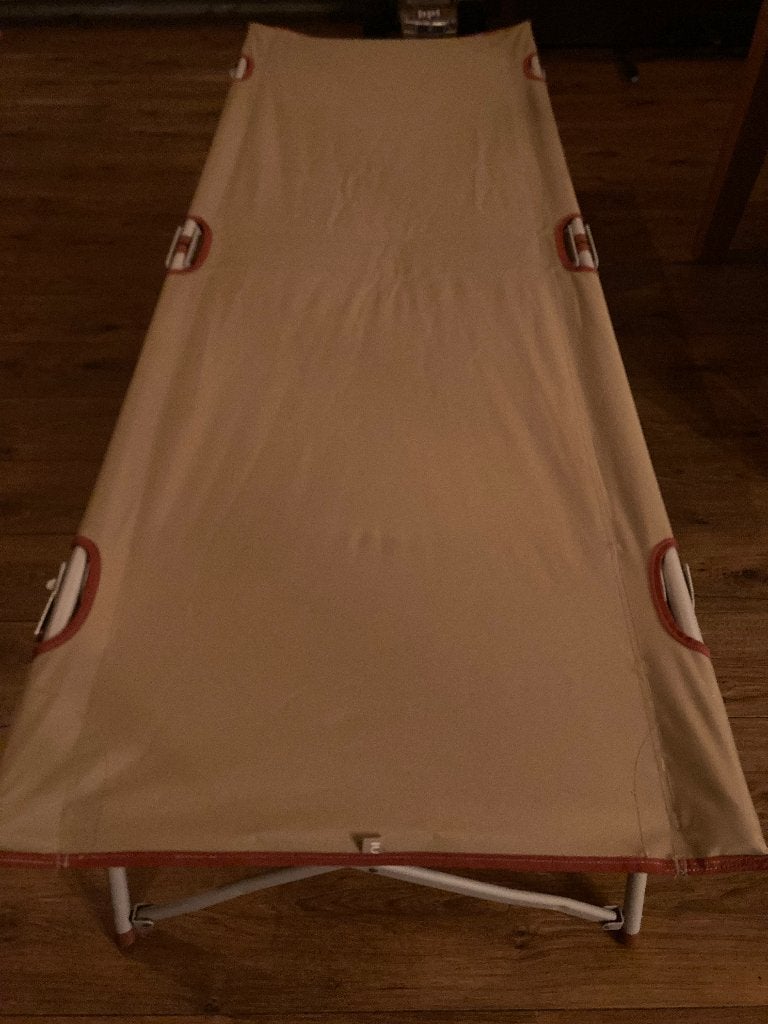 Decathlon Quechua veldbed camping bed opvouwbaar kampeerbed, Ophalen, Zo goed als nieuw, Minder dan 140 cm, Minder dan 70 cm