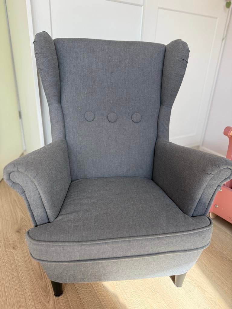 Strandmon kinderfauteuil - Grijs, Ophalen, Zo goed als nieuw, Stoel
