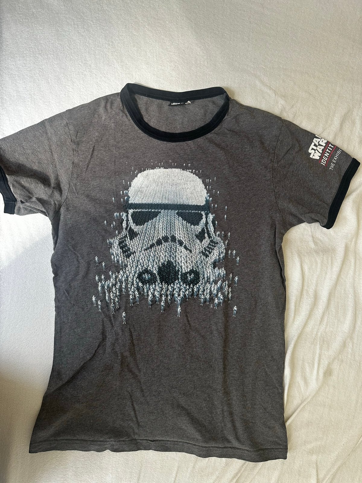 Star Wars Stormtrooper T-shirt - Maat S, Kleding | Heren, Ophalen of Verzenden, Gedragen, Maat 46 (S) of kleiner, Grijs