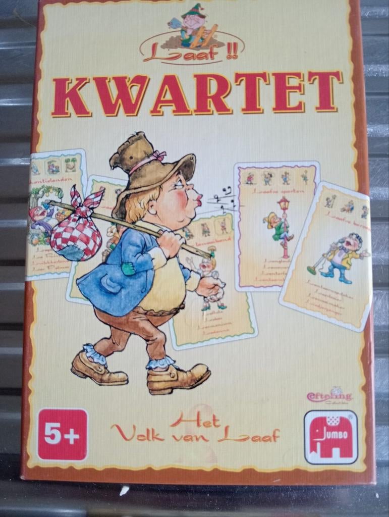 Laaf Kwartet, Hobby en Vrije tijd, Gezelschapsspellen | Kaartspellen, Zo goed als nieuw, Een of twee spelers, Drie of vier spelers