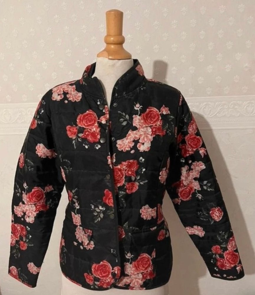 Chinese bloem jas, MustHave L = M, Ophalen of Verzenden, Zo goed als nieuw
