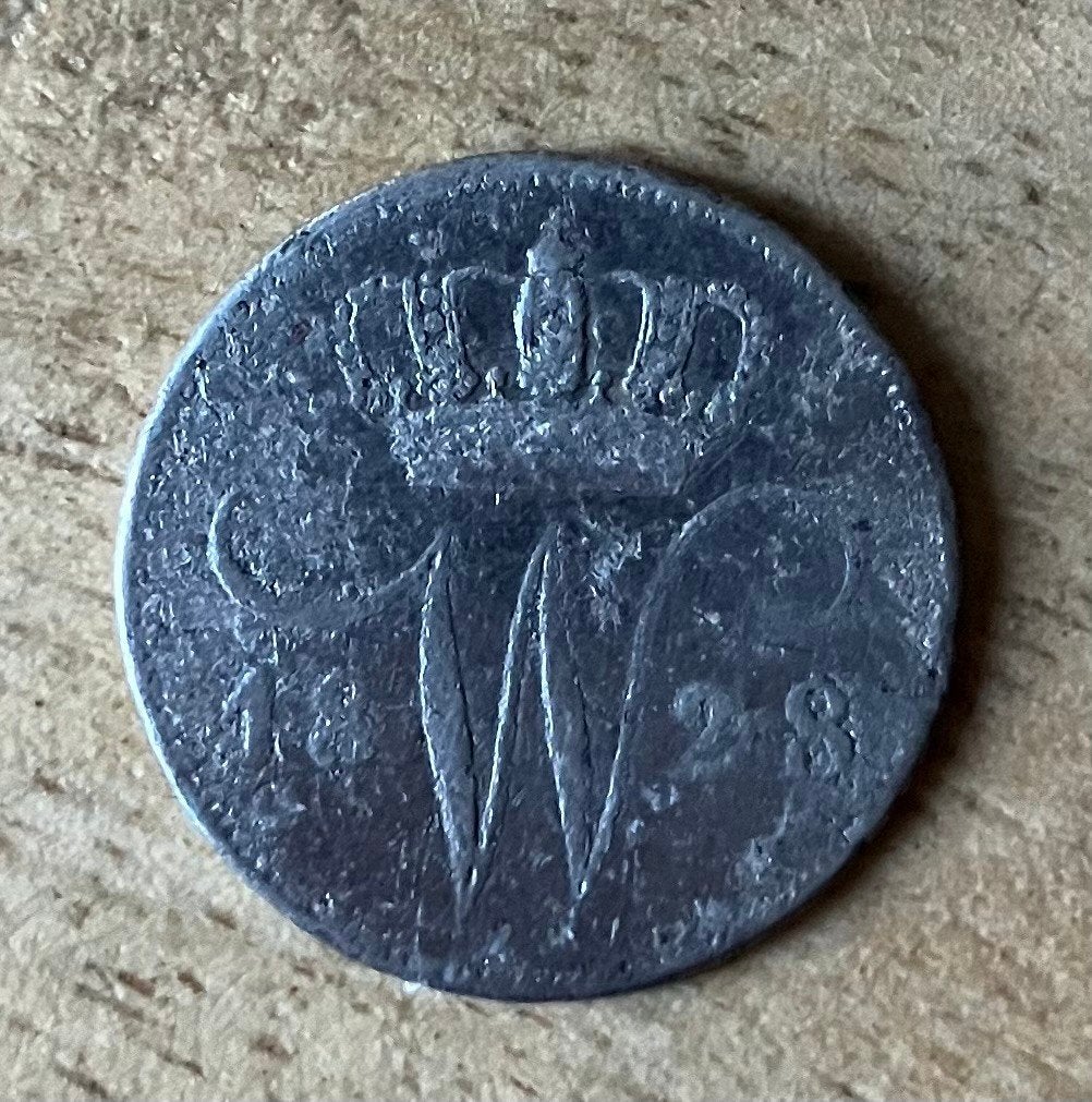 10 cent 1828 Utrecht Willem I (1), Ophalen, Zilver, 10 cent, Koning Willem I