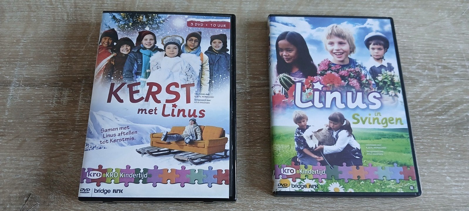 dvd kerst met linus + linus in svingen kro kinder serie, Cd's en Dvd's, Alle leeftijden, Inclusief doosje, Tv-serie, Zo goed als nieuw