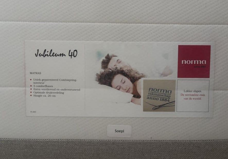 2x Norma Matras 90x200 cm, Ophalen, Gebruikt, 90 cm, Eenpersoons