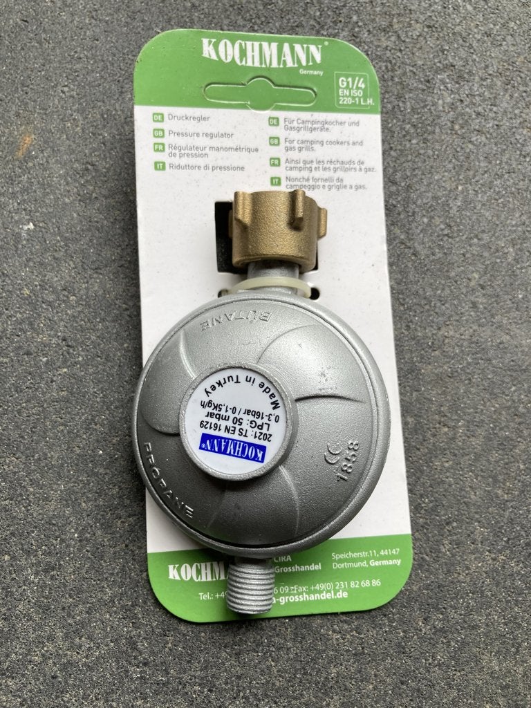 Drukregelaar voor gasfles, Caravans en Kamperen, Ophalen, Nieuw