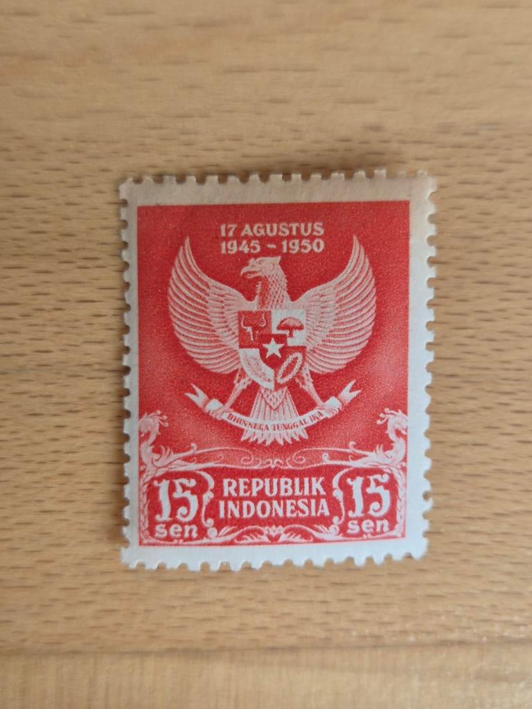 Indonesië 1950 onafhankelijkheid, Ophalen of Verzenden, Postfris, Zuidoost-Azië