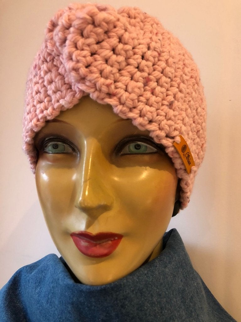 Gehaakte Roze haarband, Verzenden, Nieuw, Overige typen