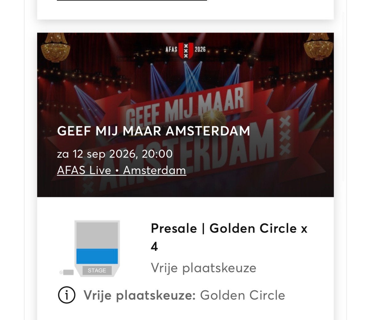 Geef mij ma Amsterdam, Twee personen, September
