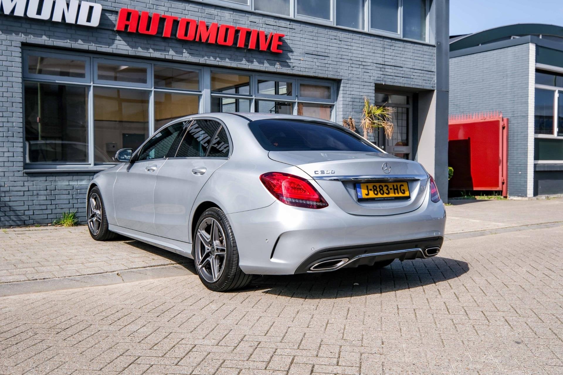 Mercedes-Benz C-klasse 300 AMG Line |ACC|Navi|Led|Elektrisch, Auto's, Automaat, Achterwielaandrijving, 4 cilinders, 259 pk