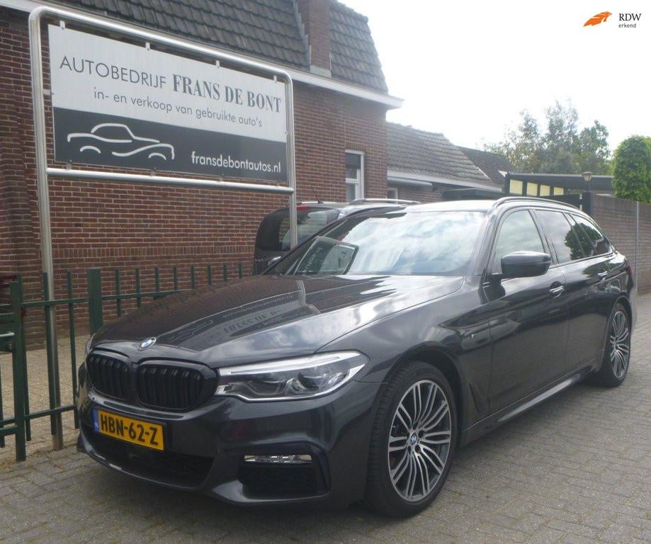BMW 5-serie Touring 540i xDrive High Executive m-sport black, Auto's, BMW, Bedrijf, Te koop, 5-Serie, 360° camera, 4x4, ABS, Achteruitrijcamera