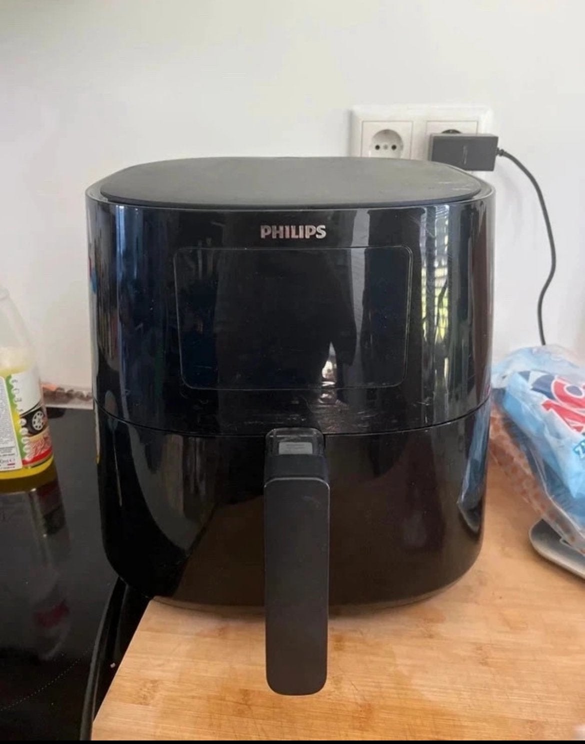Philips Airfryer - Zwart, Goede Staat, Ophalen of Verzenden, Gebruikt, Airfryer, 1000 t/m 1499 gram