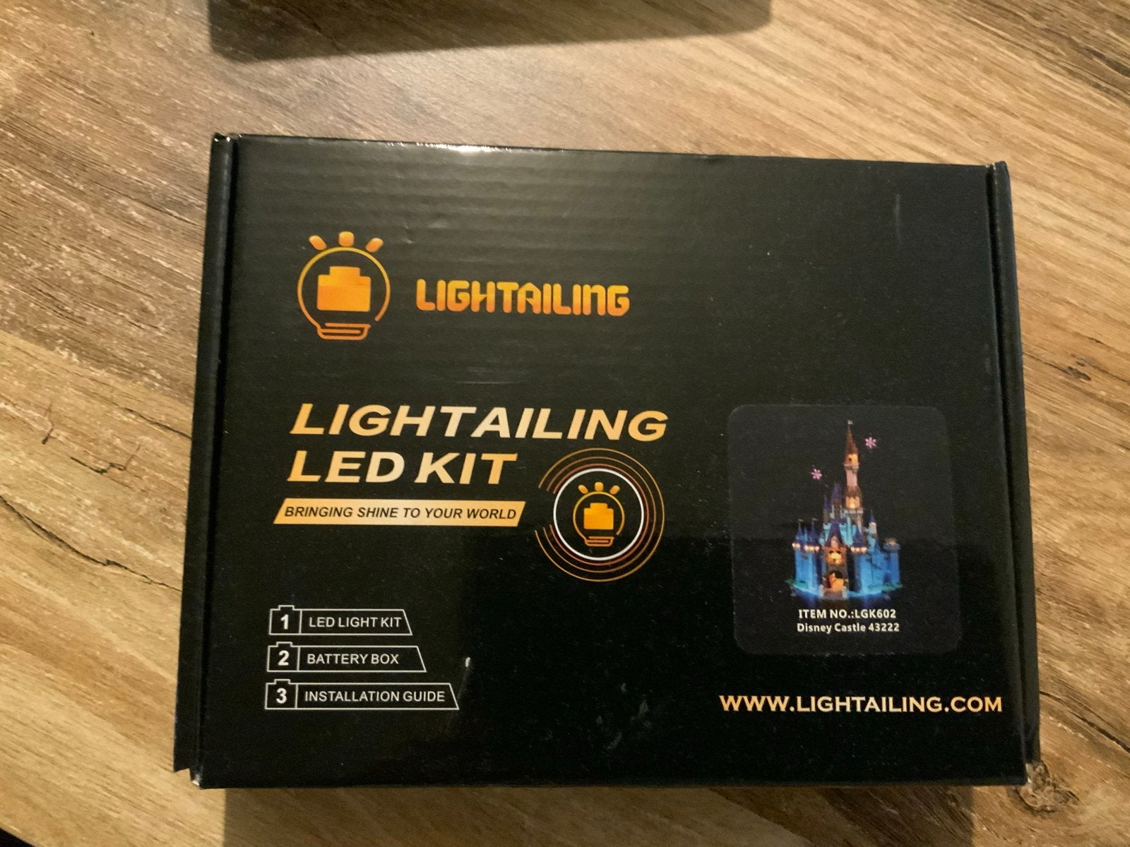 Lightailing LED Kit voor Disney Kasteel 43222, Ophalen of Verzenden, Nieuw, Overige merken