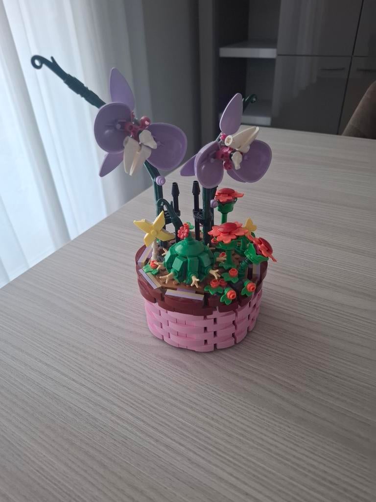 Lego bloemstuk 43237 - Zonder doos en handleiding, Gebruikt, Lego, Ophalen of Verzenden, Compleet