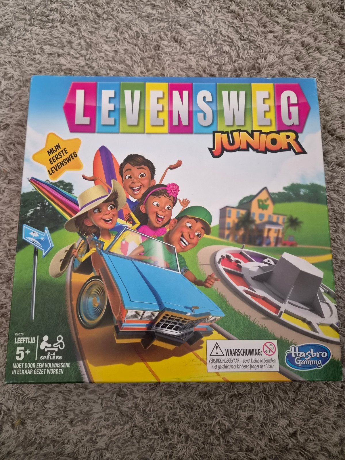 Levensweg Junior - Mijn Eerste Levensweg Bordspel, Drie of vier spelers, Ophalen of Verzenden, Gebruikt, Hasbro Gaming