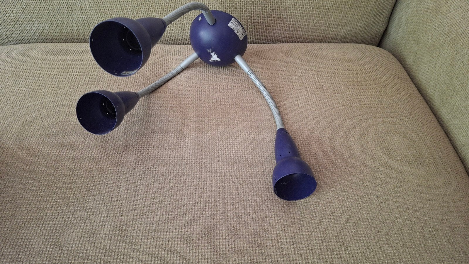 Plafondlamp met 3 verstelbare spots, Ophalen