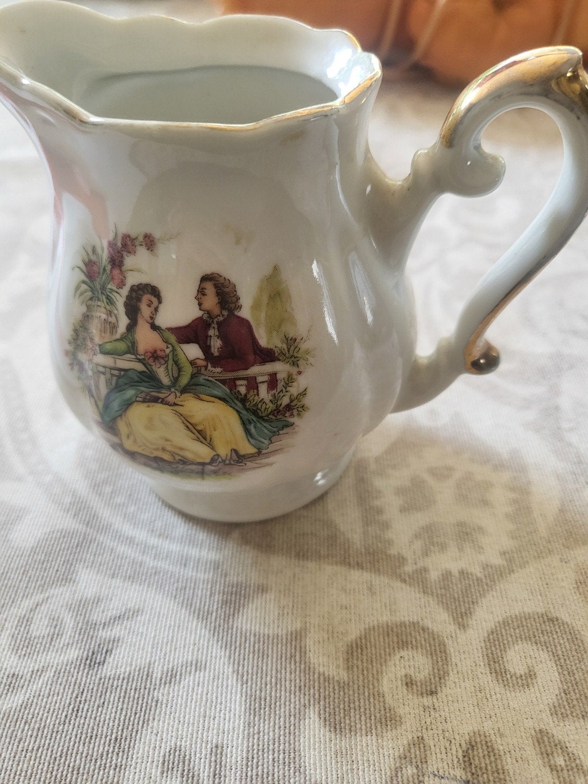 vintage porseleinen melkkannetje, Ophalen of Verzenden