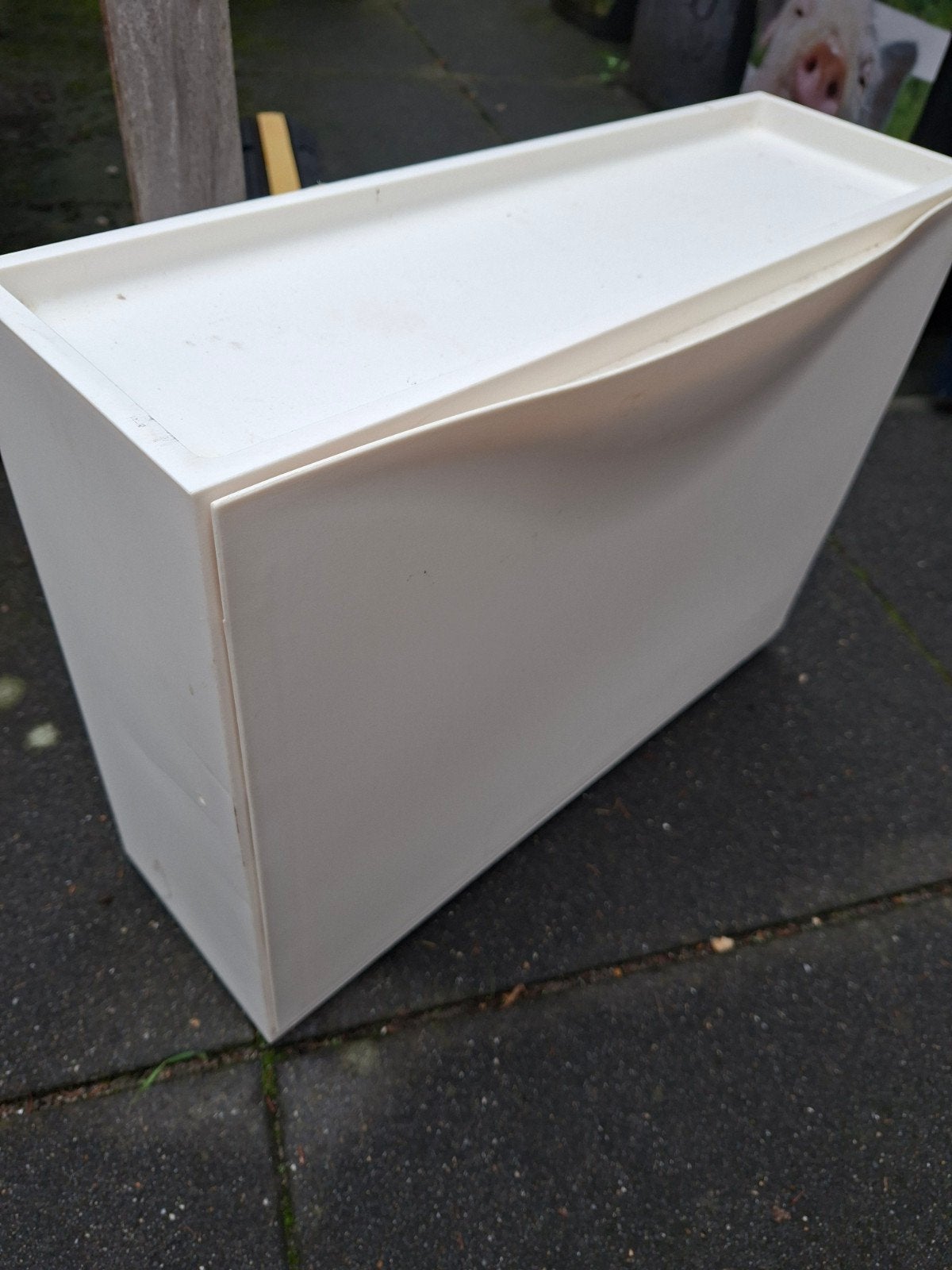 Witte opbergbox / lade Ikea - Gebruikt, Huis en Inrichting, Kasten | Overige, Ophalen, Gebruikt