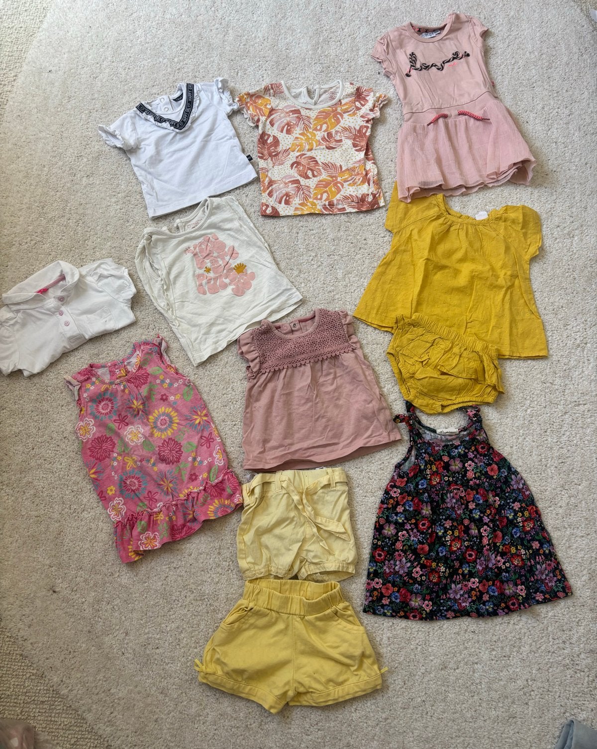 Zomer kledingpakket maat 74 (o.a. Dirkje, HEMA, H&M), Ophalen of Verzenden, Zo goed als nieuw, Maat 74