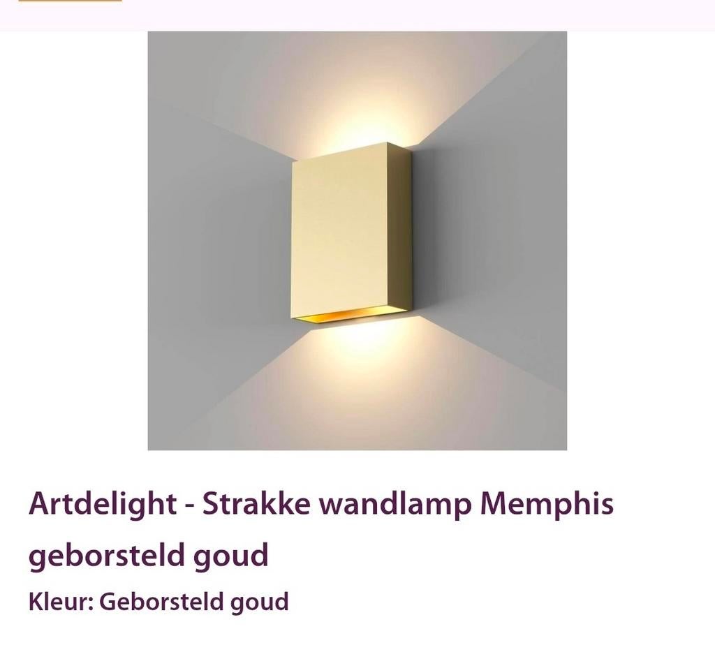 NIEUW! Strakke wandlamp - geschikt voor de badkamer, Huis en Inrichting, Lampen | Wandlampen, Ophalen, Nieuw, Overige materialen