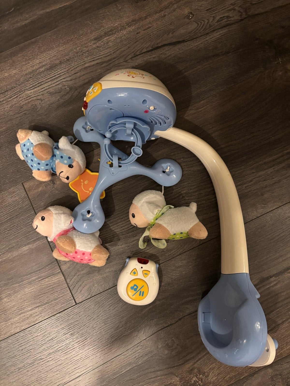 Vtech Muziekmobiel Schaapjes Lichtmobiel met Geluid, Ophalen of Verzenden, Zo goed als nieuw, Mobiel, Met licht