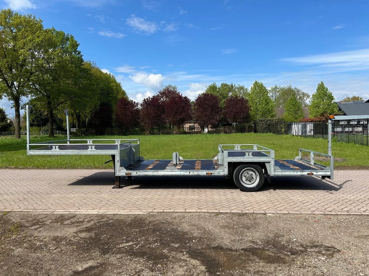 kuiper BE OPLEGGER ( OM DIXI WC TE LADEN ) 5 TON 2018, Auto's, Vrachtwagens, Overige brandstoffen, Bedrijf, Aanhangers en Opleggers