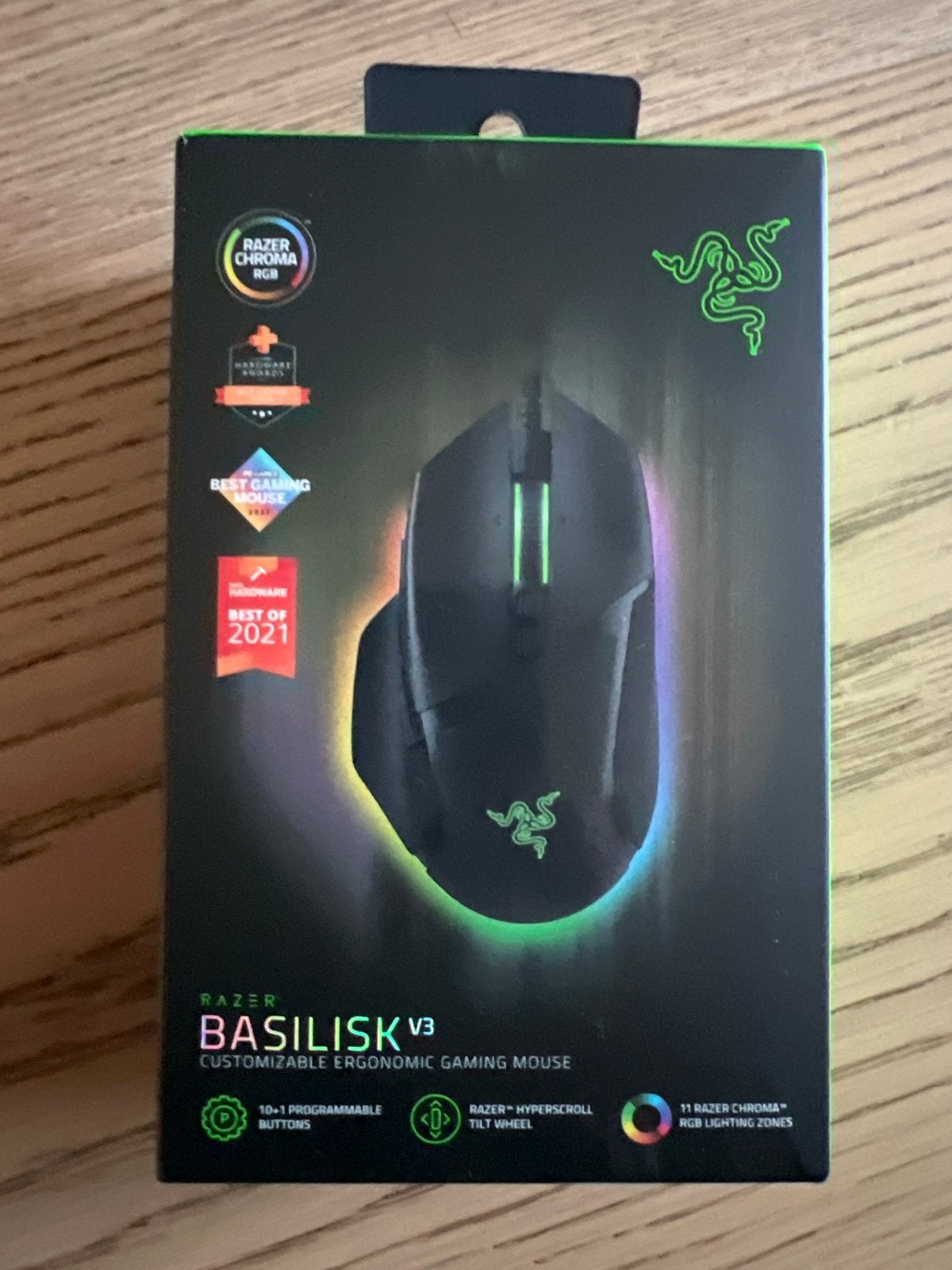 Razer Basilisk V3 Gaming Muis - Nieuw in Doos, Computers en Software, Muizen, Ophalen of Verzenden, Nieuw, Muis, Ergonomisch