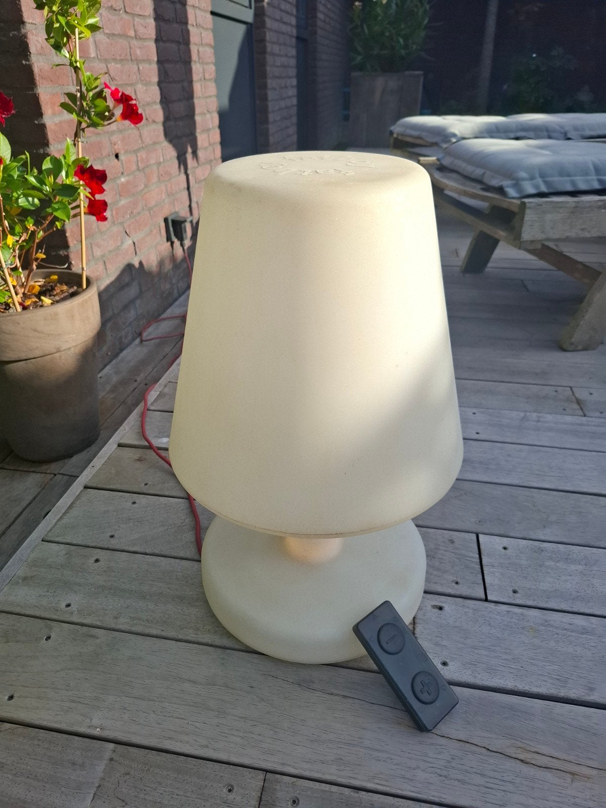Fatboy edison the medium, Tuin en Terras, Buitenverlichting, Gebruikt, Vloerlamp, Netvoeding, Ophalen