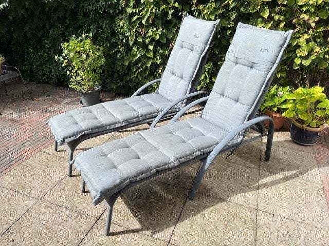 Twee deckchair kussens, Ophalen, Zo goed als nieuw, Overige materialen
