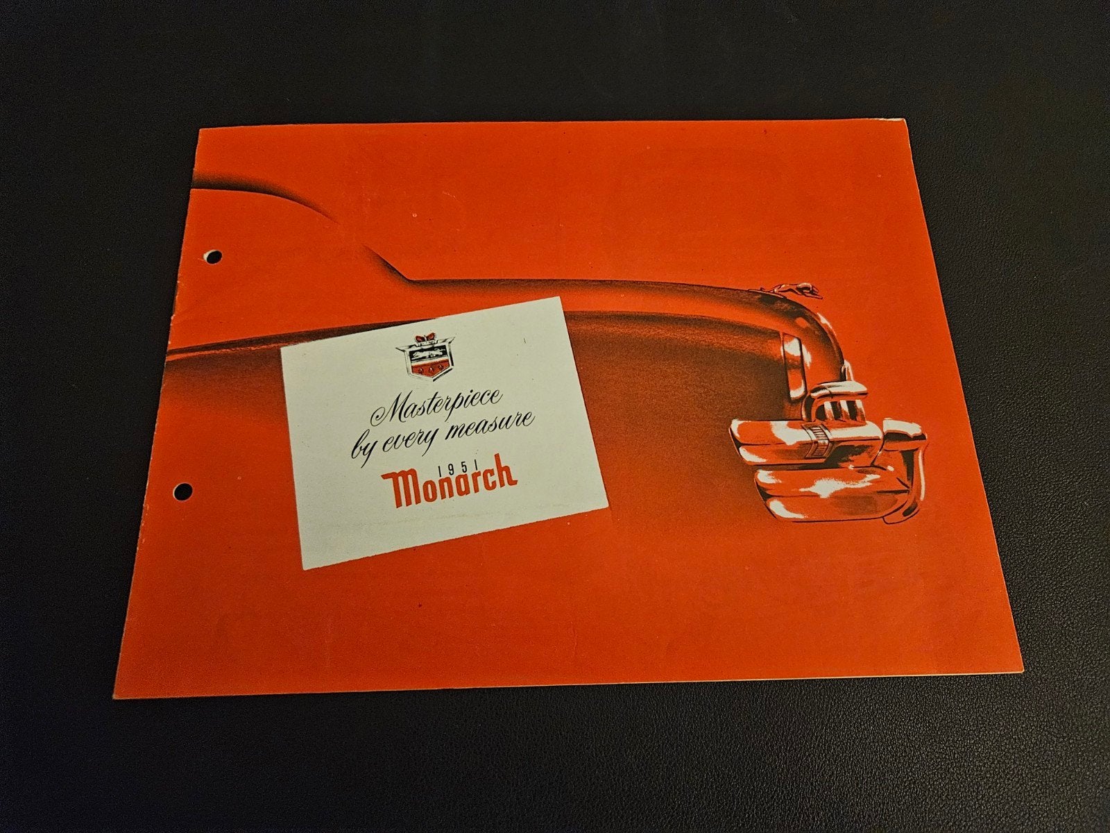 Brochure Monarch 1951, Ophalen of Verzenden, Zo goed als nieuw, Overige merken