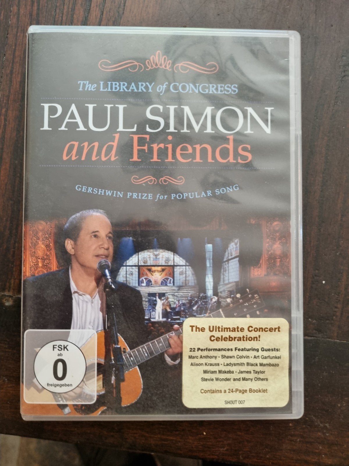 Paul Simon and Friends - The Library of Congress DVD, Engels, Alle leeftijden, Nederlands, Ophalen of Verzenden