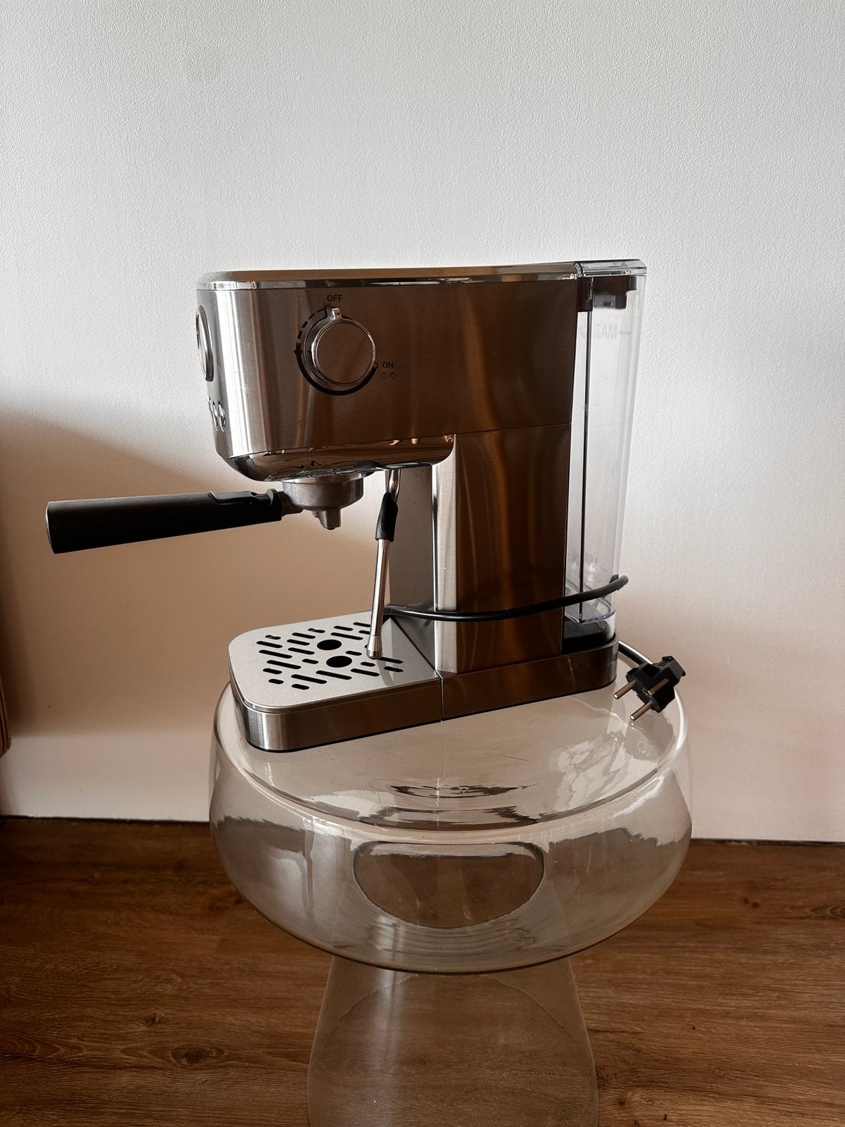 Espresso koffiezetapparaat, Koffiemachine, Gemalen koffie, Ophalen of Verzenden, Zo goed als nieuw