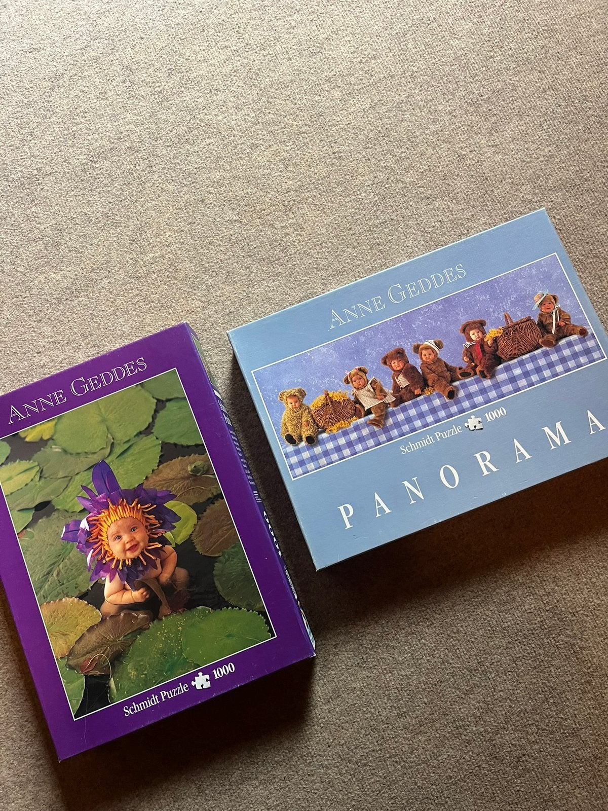Anne Geddes Puzzels, Ophalen of Verzenden, 500 t/m 1500 stukjes, Zo goed als nieuw