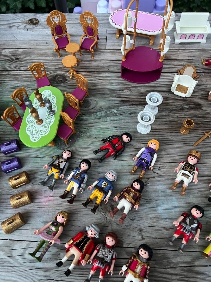Playmobil Kasteel met veel figuren en accessoires, Kinderen en Baby's, Speelgoed | Playmobil, Gebruikt, Complete set, Ophalen of Verzenden