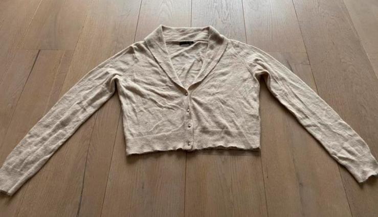 Xandres M vest angora wol nieuwstaat, Ophalen of Verzenden, Zo goed als nieuw, Maat 38/40 (M), Beige